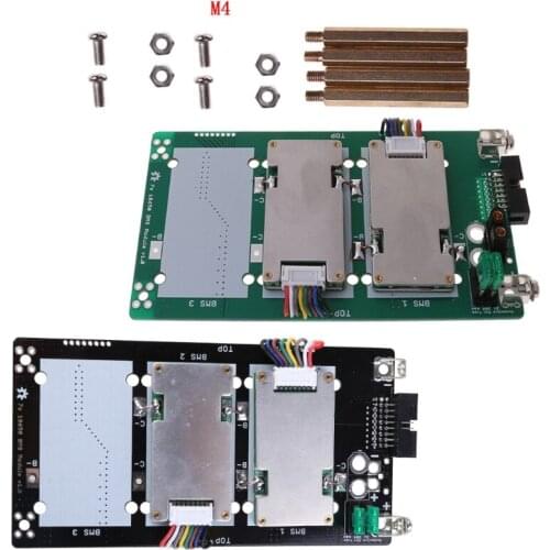 7S Power Wall Balancer PCB Module Power Bank Case 18650 29.4V Battery Holder 20A 40A 60A BMS Battery Box Protection Board