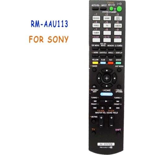 New Replacement RM-AAU113 Remote Control For Sony AV SYSTEM Audio Power Amplifier RMAAU113 RM-AAU072 STR-DH830 Remoto Controle