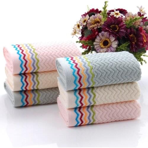 2018 new 2pcs/set hand towel Hot sale fashional water wave towel soft feel Home Terry fabric 100%cotton brand Face towel