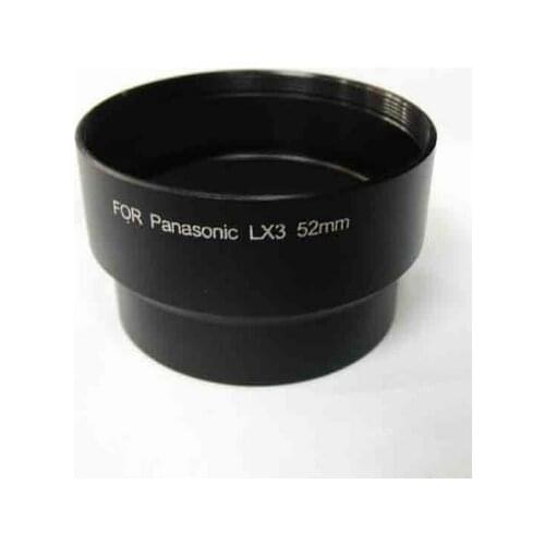 52mm 52 mm filter mount Lens Adapter Tube Ring for Panasonic LX3 camera