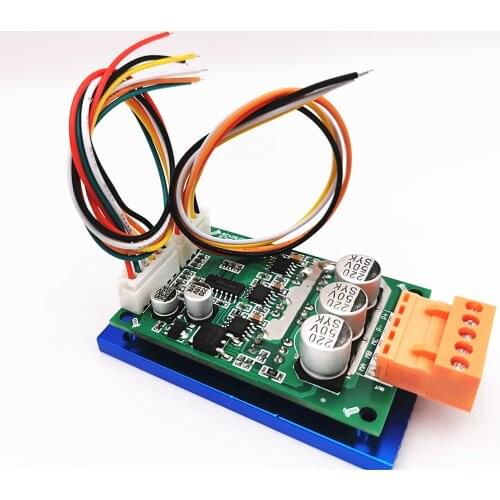 12-36VDC Original JUYI Tech JYQD-V7.3E2 bldc motor driver board for Hall sensor BLDC motor with heatsink,connector and wires
