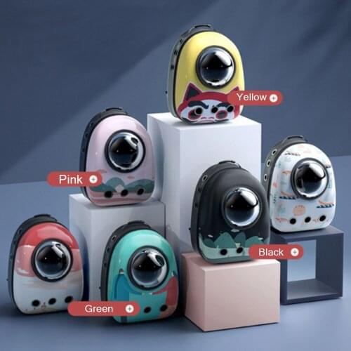 Pet Dog Cat Backpack Carrier 9 Colors,Fashion Art Style Breathable Perspective Bag,Comfortable For Pet Cat Large Capacity Space