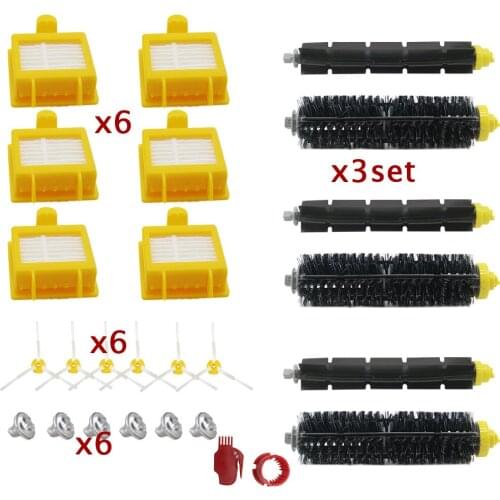 High Quality Bristle & Flexible Beater Brush & Hepa Filter & Side Brush for iRobot Roomba 700 Series 770 780 790 vacuum cleaner