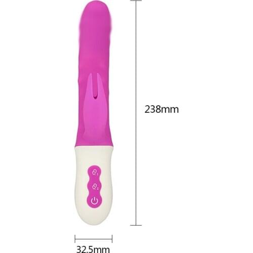 Silicone Turn Bead Swing Dildo Vibrator G spot Stimulate Massager Clitoral Vibrators for Women 10 Speeds Vibration Masturbation