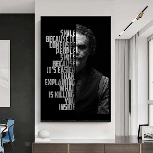 Modern Inspirational Text Canvas Printed Painting Posters Prints Wall Art Canvas Painting Picture Living Home Room Decor Artwork