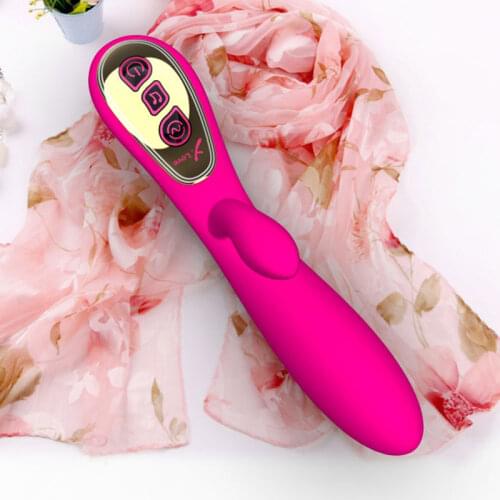 USB rechargeable Female Wireless Music and voice control G spot vibrator AV wand body Massage Sex toy for women