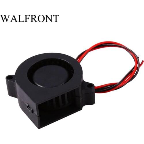 Walfront 1 Pcs 12V DC Cooling Air Fan Printer Accessories Air Blower for Print Hotend Extruder Air Blower Printer Cooler