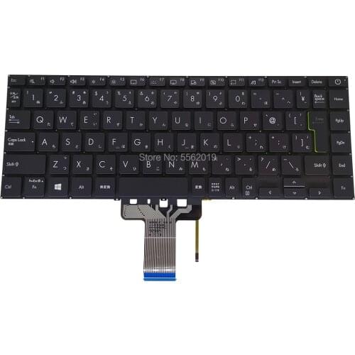 Japan backlit keyboard for ASUS Vivobook 14 S433 X421 JP Japanese blue silver replacement keyboards laptop parts NSK-W37BU works