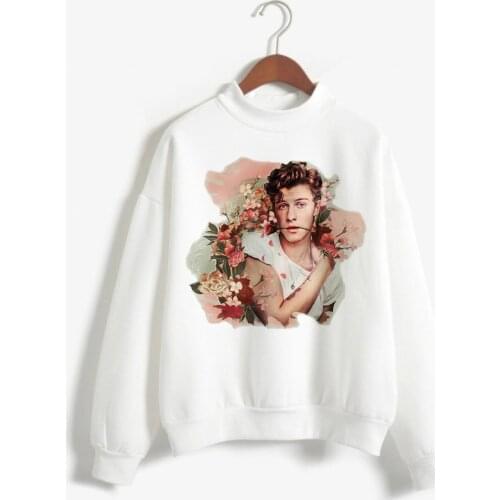 Shawn Mendes Hip Hop Hoodies Women Harajuku Autumn Sweatshirt Printed Casual Vintage Aesthetic Sweatshirt Oversized Hoodie