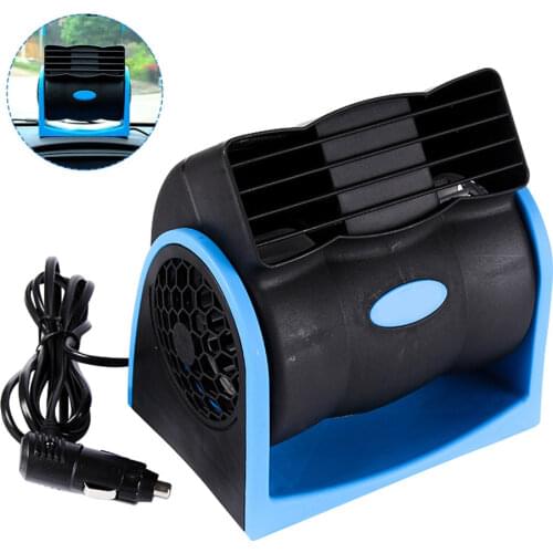 12V/24V Adjustable Car Fans 2-Speed Wind Adjustable Auto Air Cooling System Low Noise Car Cooler Air Fan Cooling Accessories