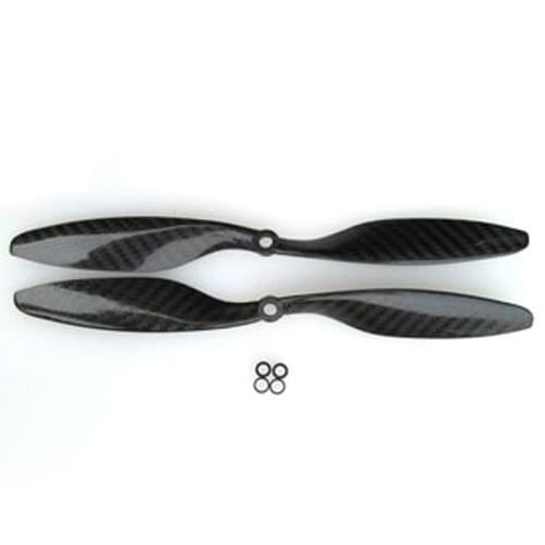 2 Pairs 9047 9X4.7 Carbon Fiber Propeller CW/CCW for QuadCoptor Multicopter