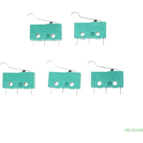 5pcs/lot KW4-3Z-3 Micro Switch KW4 Limit Switch 3pin 5A 125V DC N/O N/C Switches
