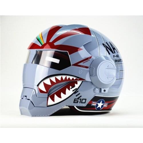Free shipping 1pcs New Design Iron Man helmet motorcycle half helmet open face Casco Capacete Motorcycle Helmet