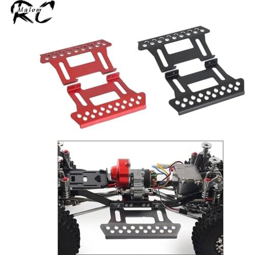 1 Set Aluminum Alloy Side Pedal Plate Tough Armor Metal Slider for 1/10 RC Crawler Axial SCX10 90046 90047 TF2 Upgrade Parts