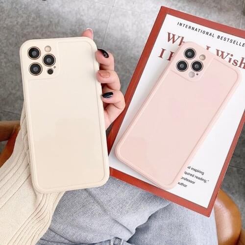 Case For iPhone 12 11 Pro Max X XR XS Max 7 8 Plus Mini Full Cover TPU Shockproof Back Protector Phone Cases 13 12Pro iPhone12