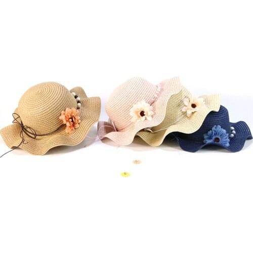 Children Baby Girls Fashion Concise Casual Cute Sweet Breathable Hats Sunscreen Beach Sun Hat Toddler Girls Accessories 1-8Y