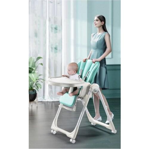 Baby Dining Chair Feeding Chair Heightening chair Multi-position Adjustable Child Raising Seat Foldable Dining Table and Chair