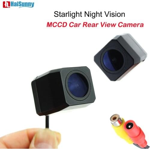 HaiSunny HD Starlight Night Vision Car Rearview Camera IP68 Waterproof MCCD 6-layer Glass lens Car reversing Backup Camera