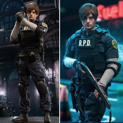 In Stock 1/6 SCALE DMS030 LEON S.KENNEDY Male Solider Action Figure Full Set Model for Fans Gifts