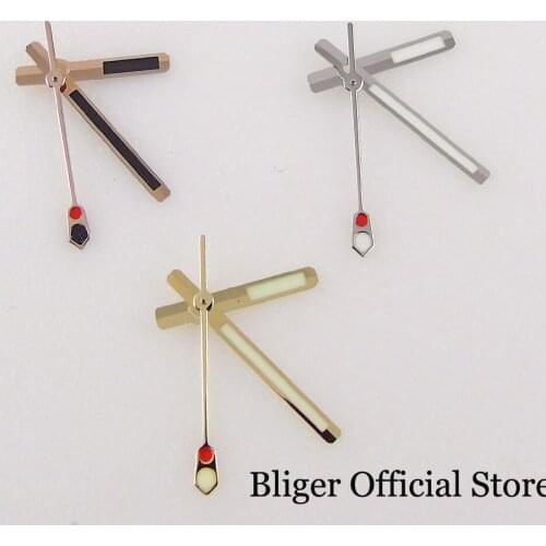 Fit NH35A NH36A 7S26 4R35 4R36 Movement New Green Luminous Steel Rose Gold/Gold Automatic Watch Hand Set