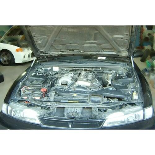 Car Styling Front Hood Bonnet Modify Gas Struts Lift Support Shock Damper Carbon Fiber For Nissan 240SX S14 Silvia 1995-1998