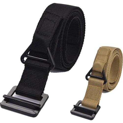 Tactical Military Nylon Belt Men Army Combat Belt Training Hunting Accessories Waist Support 3 Size