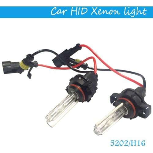 Free Shipping 2pcs / pair AC 12V/35W HID Xenon bulb 5202/H16 HID Xenon lamp haedlamps 3000K 4300K 6000 K 8000K Car haedlights