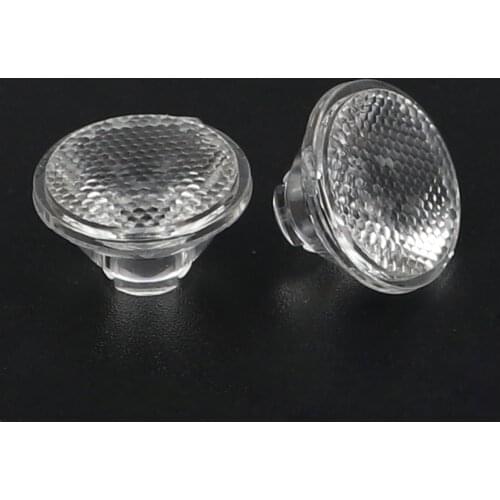 2 Pieces 20mm XML XML2 5050 LED Lens T5/T6/U2/U3 Lenses 20 38 60 Degree Bead surface led lens