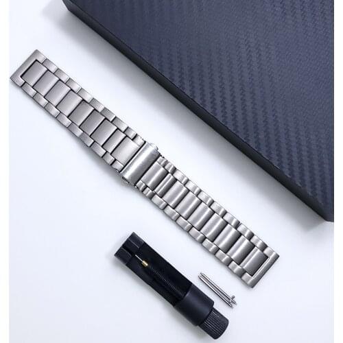 Titanium Strap For Samsung Galaxy Watch 3 45mm / Galaxy Watch 46mm / Gear S3 Smartwatch Band Watchband Metal Bracelet