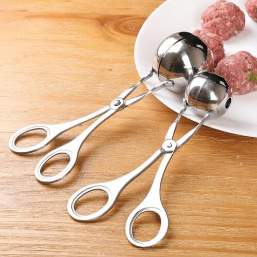Convenient Kitchen Meatball Maker Stainless Steel Meatball Clip Fish Ball Rice Ball Making Mold Tool Kitchen Accessories