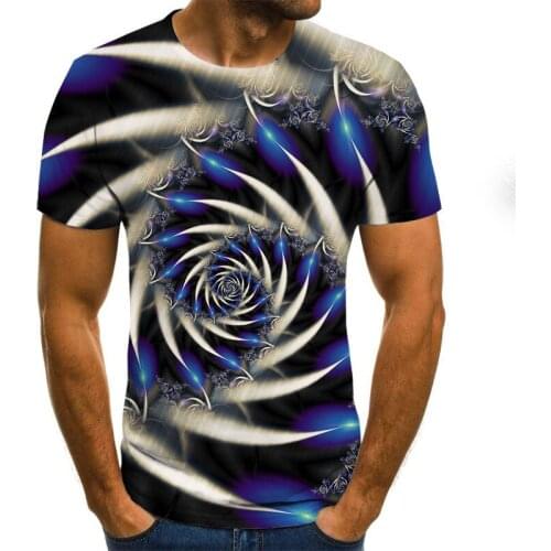 Vertigo Hypnotic 3d Tee Shirt Mens Summer T shirt 3D Printed Tshirts Short Sleeve Compression Tshirt Men/women Party T-shirt