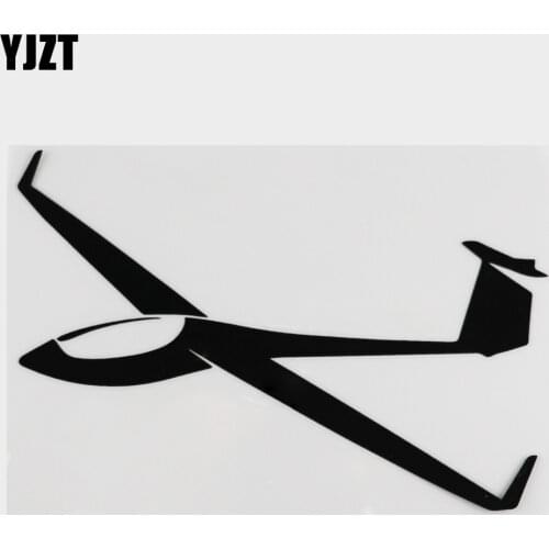 18cm*12cm Art Glider Pilot Motorcycle Car Styling Vinyl Stickers Decals Black/Silver S3-4704