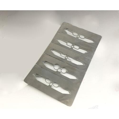 3.4-5.1 CM Glasses Frame Metal Etching Sheet Miniatures Can be Equipped With Resin Figure Model Accessories