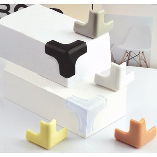 4Pcs Soft Silicone Safe Corner Protector For Kids Baby Protection Desk Table Edge Protector Children Baby Safety Edge Guards