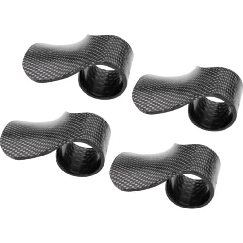 4Pcs Carbon Throttle Assist Clip Clamp Wrist Rest Cruise Control Grips Black Motorcycle Throttle Cruise Control
