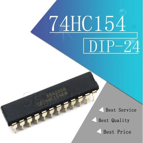 1pcs/lot 74HC154 CD74HC154EN DIP24