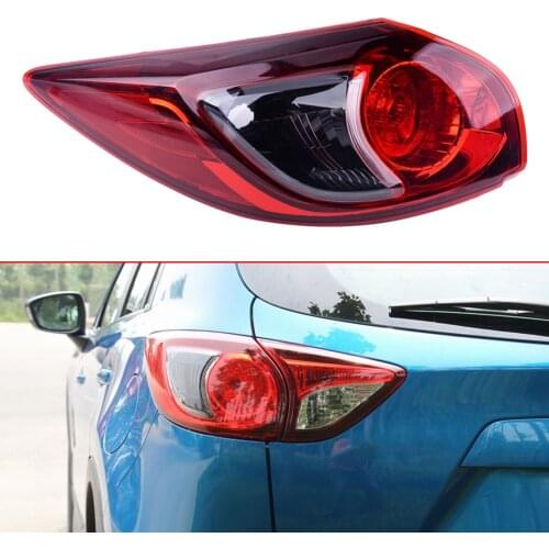 DWCX Car Red Rear Left Driver Side Outer Tail Brake Light Lamp Fit for Mazda CX-5 CX5 2013 2014 2015 2016