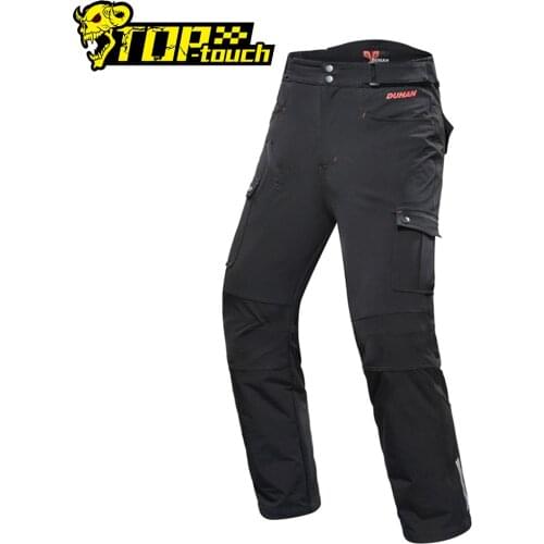 DUHAN Waterresistant Motorcycle Pants Men Motocross Pants Windproof Pantalon Moto Cargo Pants With CE Certification Protection