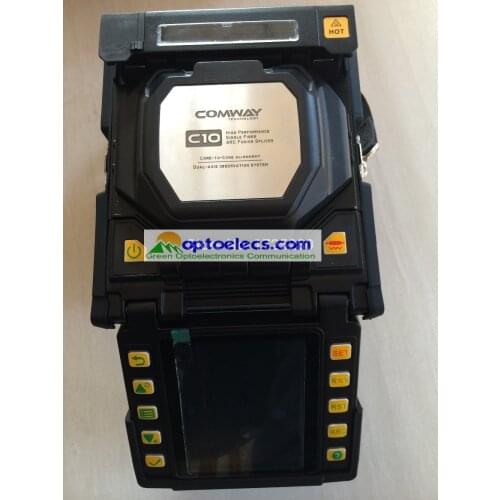 DHL Free Shipping Comway C10 ARC Multi-function FTTH Fiber Optical Fusion Splicer 6 motors Core to Core Alignment fusion splicer