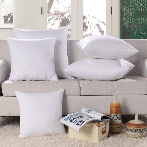 Throw Pillow Core Grinding Cloth PP Cotton Back Pillow Anti-Static Skin-friendly Breathable Relief Back Pain Pillow Core