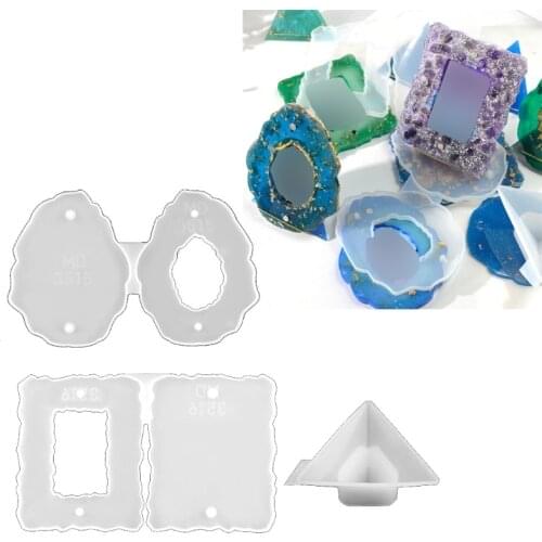 Photo Frame Epoxy Resin Casting Mold Irregular Picture Frame Mold Silicone Mold DIY Personalized Photo Frame Molds Craft xu