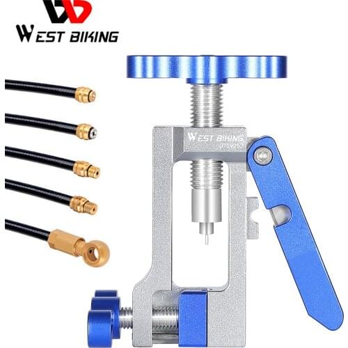 WEST BIKING 2 in 1 Bicycle Brake Hydraulic Hose Needle Driver Cutter Repair Tool for MTB Road Bike Hydraulic Brake BH90 BH59