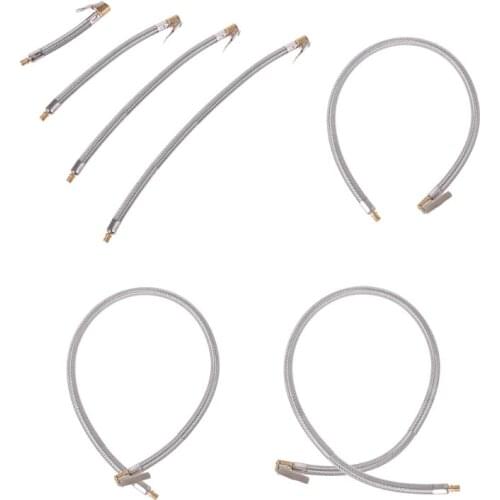 Flexible Car Tire Pipe Air Chuck Inflator Compressor Pump Extension Hose for Tire of Car Motorcycle Bike