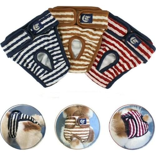 Cotton Female Dog Shorts Panties Menstruation Underwear Briefs Jumpsuit Washable Breathable Pet Physiological Pants