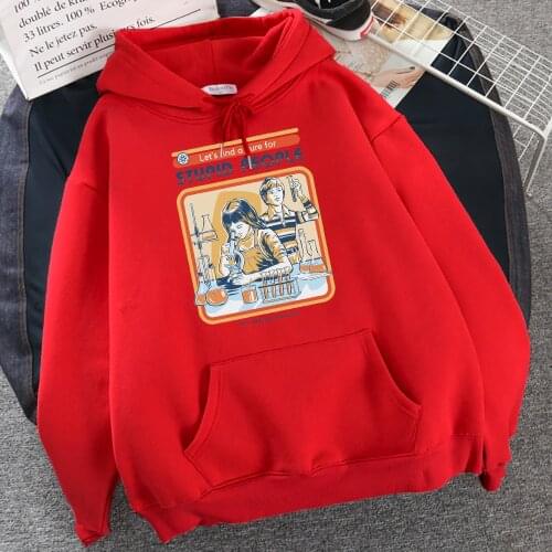 A Cure For Stupid People printing Hoodies Womens Autumn Oversize Hoodie simple Fleece Sweatshirts Street S-XXL Tracksuit Female