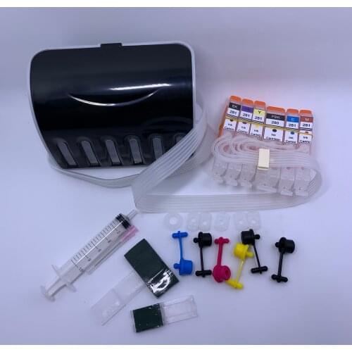 YOTAT 6color CISS Ink Cartridge PGI-280XL PGI-280 CLI-281 for Canon PIXMA TS8120 TS9120 TS8220