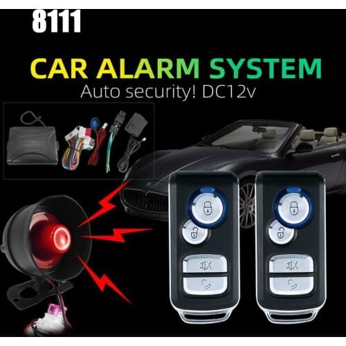 80% Hot Sales!! 802-8111 One-way Car Alarm System Anti-theft LED Indicator Security Warning System for Vehicles