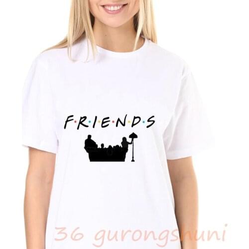 2020 New best friends t shirt women friends TV show Graphic Short sleeve femme BFF T Shirts tumblr tops tees 90s t-shirt female