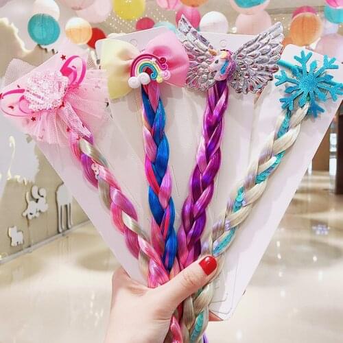 New Girls Snowflake Hair Bow Elastic Hair Band for Children Party Princess Colorful Sequin Ponytail Hair Ring Hair Accessories