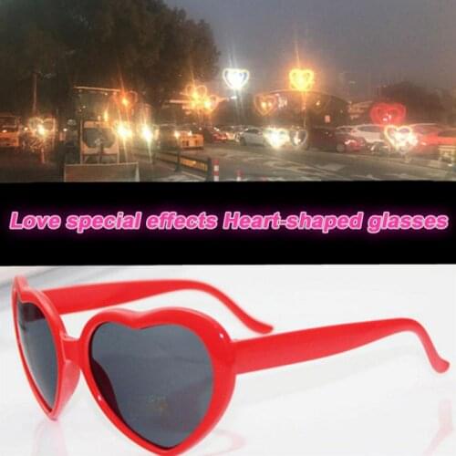 1PC Heart Shaped Glasses Valentine Couple Party Christmas Birthday Gift Retro Holiday